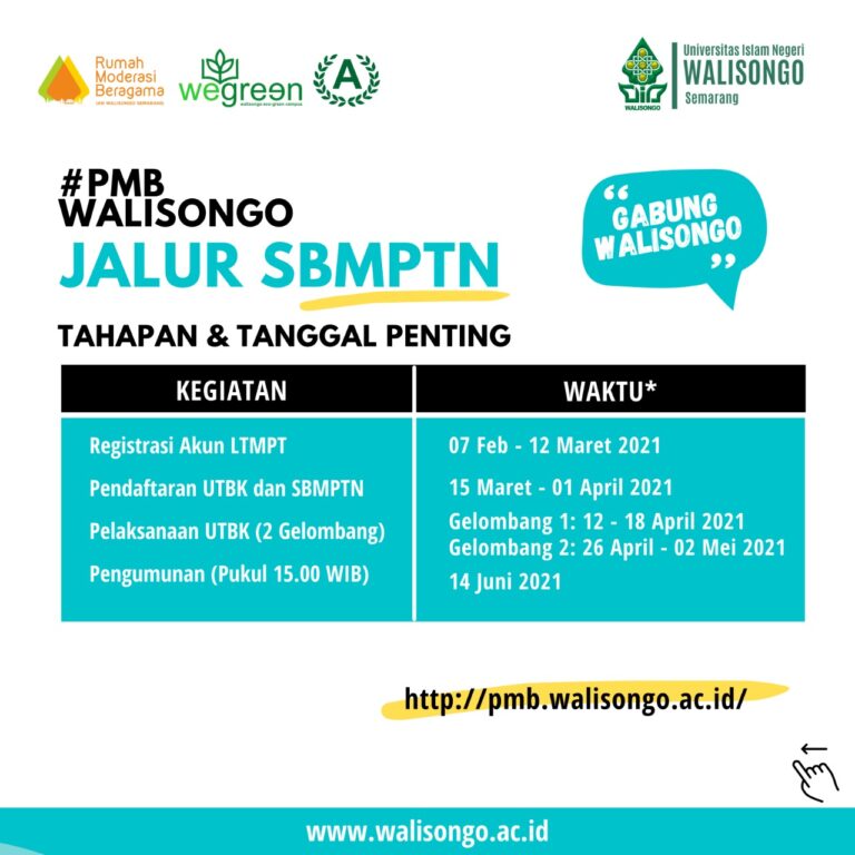 UTBK-SBMPTN 2021 – PMB Walisongo